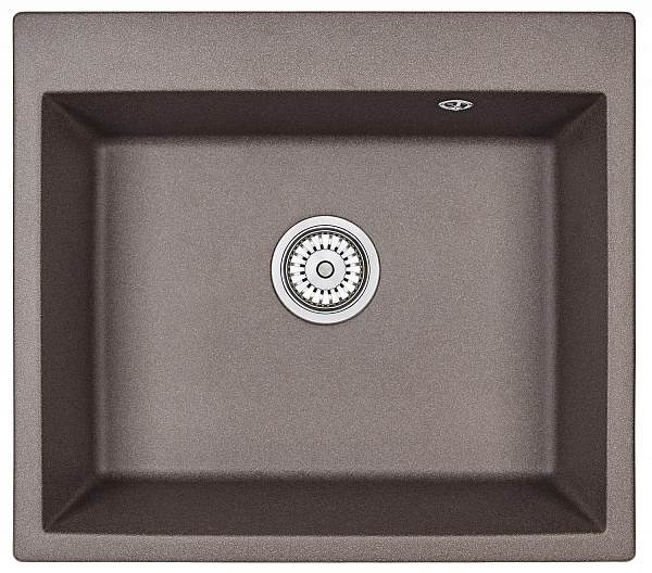 Мойка кухонная Granula квадратная кварц 6001, ЭСПРЕССО