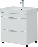 Тумба под раковину Aquanet Ирис new 60 белый глянец (2 ящика) 00310152