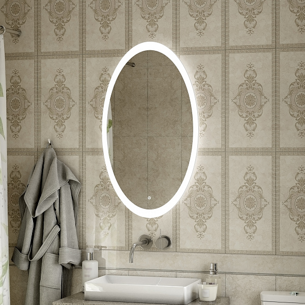 Зеркало Континент "Lily Led" 600х1050