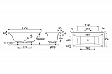 Акриловая ванна Jacob Delafon Evok 180x80 E60269RU-00