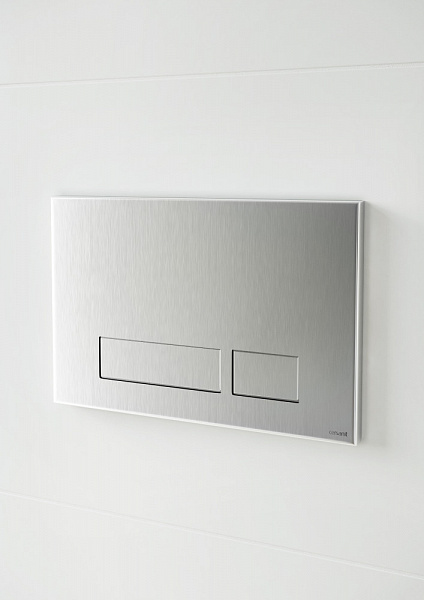 Клавиша TORRO для инсталляций Cersanit LINK PRO/VECTOR/LINK/HI-TEC сталь хром матовый P-BU-TOR/Cm/St