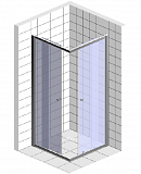 Душевой уголок Wasserkraft Main 41S03 Matt glass