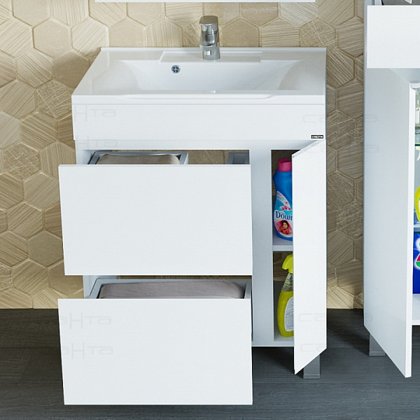 Тумба под раковину Марс 65 напольная Санта 700250