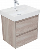 Тумба под раковину Aquanet Nova Lite 60 орех светлый (2 ящика) 00287884