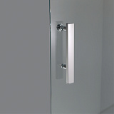 Душевое ограждение  "KOLLER POOL" ROUND R90RG 900x900x1900 не прозрачное Grape 6мм хром
