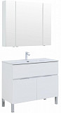 Мебель для ванной Aquanet Алвита New 100 1 ящик, 2 дверцы, белый матовый 00274184