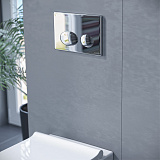 Инсталляция Alcora ST 1200 с клавишей   ROUND Chrome