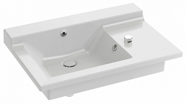 Подвесная раковина-столешница Jacob Delafon Soprano 80х54 см EXL122-00