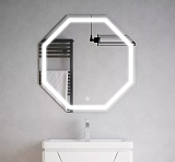 Зеркало Corozo LED "Каре 700х700" 8 граней, сенсор