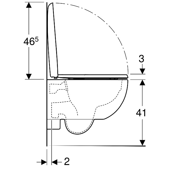 Компплект Унитаз подвесной Geberit Renova Compact 500.803.00.1 безободковый с сиденьем микролифт и Система инсталляции для унитазов Geberit Duofix Delta 458.124.21.1 3 в 1 с кнопкой смыва 