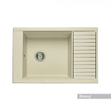 Мойка для кухни Aquaton Делия 78 прямоугольная с крылом жемчуг 1A715132DE240