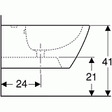 Биде подвесное Geberit Smyle Square 500.209.01.1