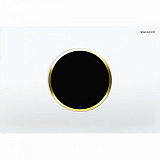 Клавиша смыва Geberit Sigma 10 115.907.KK.1 белый, золото