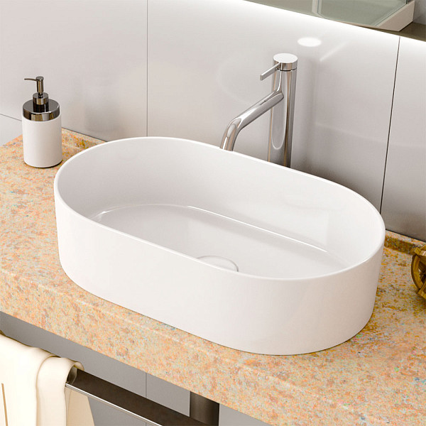 Умывальник Point Виктория 53 PN43061 овальный, белый