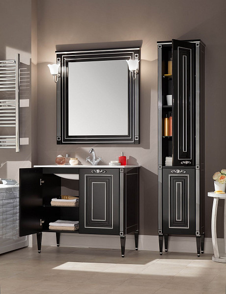 Тумба под раковину Aquanet Паола 120 белый/золото 00186114