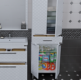 Шкаф-пенал Калипсо 60 напольный/подвесной Санта 517004N