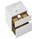 Мебельная раковина Sanita luxe Quadro 60 QDR60SLWB01