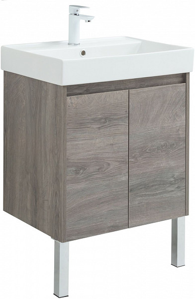 Тумба под раковину Aquanet Nova Lite 60 дуб рошелье (2 дверцы) 00298848