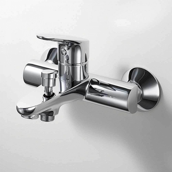 Смеситель для ванны с коротким изливом Bravat Drop F64898C-01A