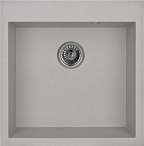 Мойка кухонная Granula квадратная кварц 5102, БАЗАЛЬТ