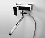 Смеситель для ванны с длинным изливом Wasserkraft Aller 1062LWHITE