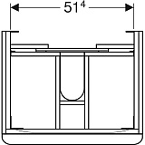 Комплект мебели "Идеальная тройка" Geberit Smyle 60 см 529.352.JR.6