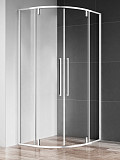 Душевой уголок AQUAme 800*800*1950мм., стекло 6мм, цвет профиля хром.