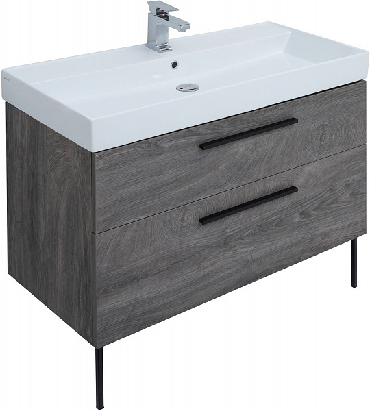 Тумба под раковину Aquanet Nova 100 дуб рошелье 00249923