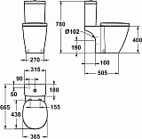 Бачок для унитаза Ideal Standard Connect E797001