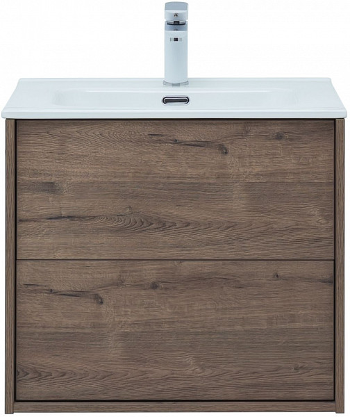 Тумба под раковину Aquanet Lino 60 (Flat) дуб веллингтон 00287541