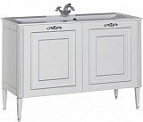 Тумба под раковину Aquanet Паола 120 белый/серебро 00181763