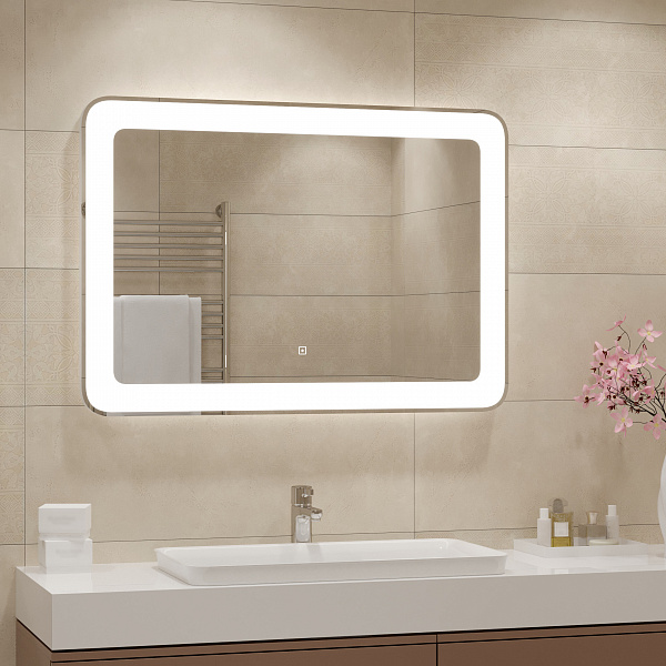 Зеркало Континент "Velvette Led" 1000x700