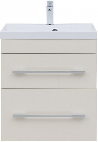 Тумба под раковину Aquanet Верона 60 крем (2 ящика) 00304537