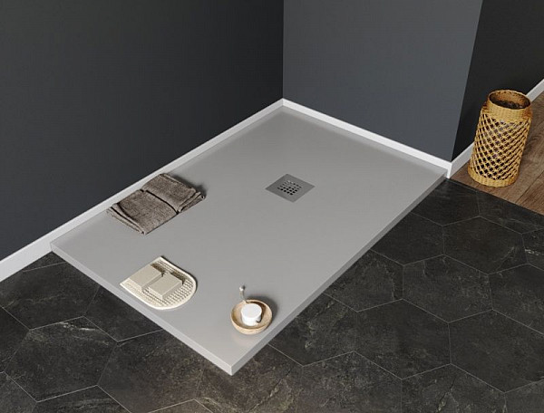 Душевой поддон Aquanet Pleasure 120х80 серый 00258876