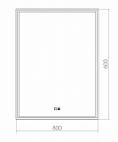 Зеркало Silver Mirrors Santana 60х80 см LED-00002286