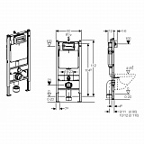 Инсталляция Geberit с безободковым унитазом Geberit Renova, 500.103.DW.R, сиденье микролифт, комплект Идеальная пара