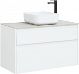 Тумба под раковину Aquanet Nova Lite 100 белый (2 ящика) 00242581