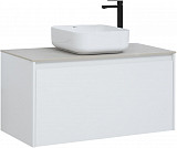 Тумба под раковину Aquanet Nova Lite 100 белый (1 ящик) 00242580