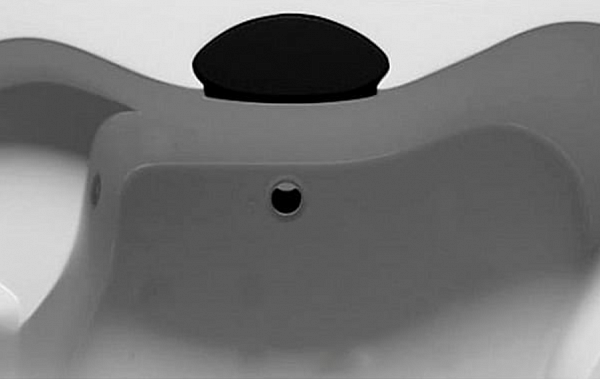 Декоративная накладка для ванны Riho Claudia черная 207001