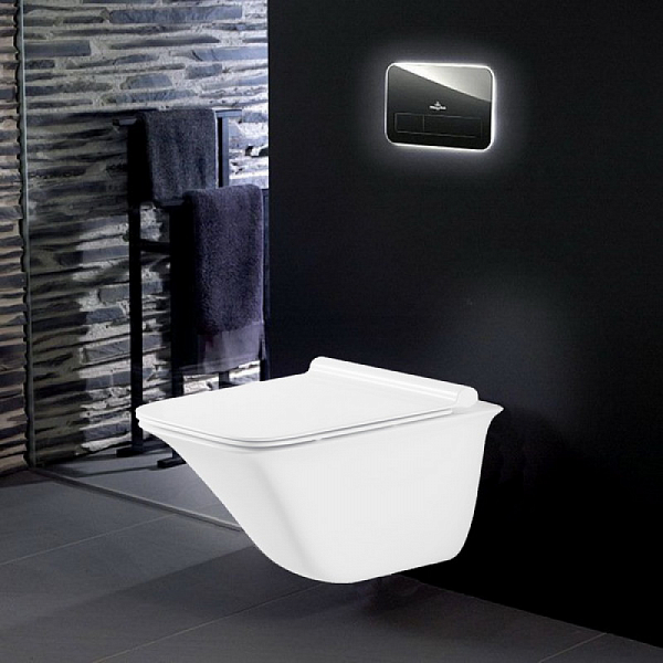 Комплект унитаз подвесной Grossman GR-4413S с инсталляцией Aquatek Slim с клавишей смыва