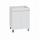 Тумба "Марс 69" двери, напольная (ум. Юпитер 1300*500 литой мрамор)