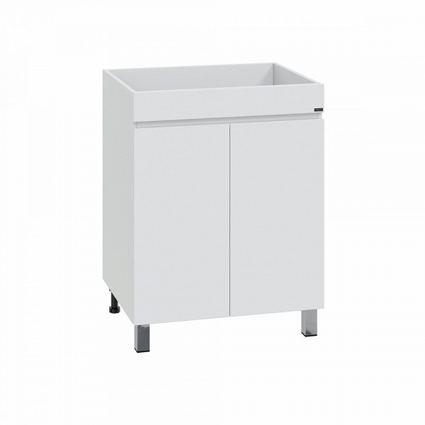 Тумба "Марс 69" двери, напольная (ум. Юпитер 1300*500 литой мрамор)