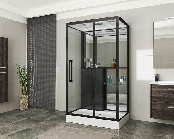 Душ.каб. GR267 (80x120x215) GROSSMAN 5 мест