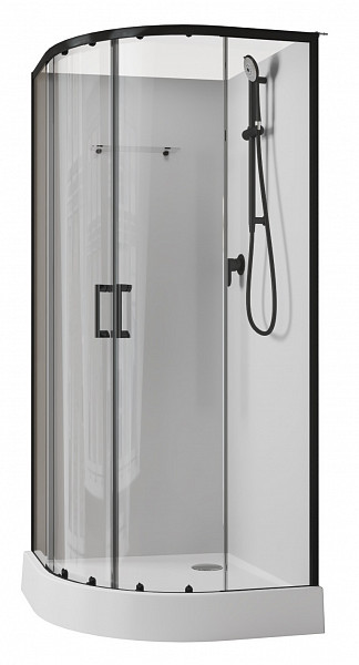 Душевая кабина Aquanet Passion EVO R black 90x90 набор 1 00267256