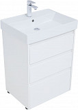 Тумба под раковину Aquanet Nova Lite 60 белый глянец (3 ящика) 00302469