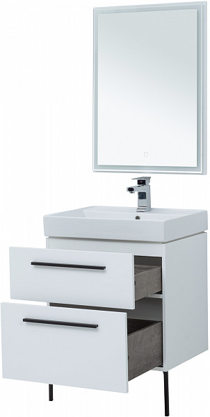 Мебель для ванной Aquanet Nova 60 белый (2 ящика) 00246279