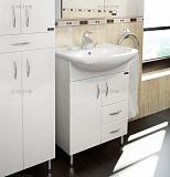 Тумба напольная Сити 60 с 2 ящиками Санта 201076, под раковину