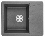 Мойка кухонная Granula прямоугольная кварц 6201, ГРАФИТ