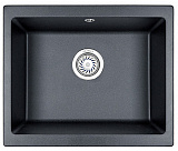 Мойка кухонная Granula квадратная кварц 5551, ШВАРЦ