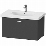 Комплект мебели Duravit тумба XBase + раковина D-Code 80 см